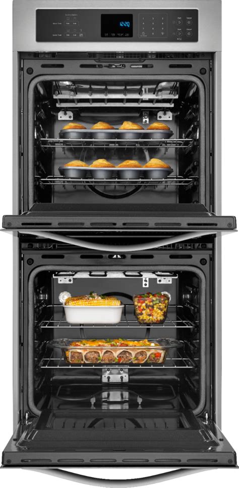 24 double wall oven electric open box|24 inch double wall oven.